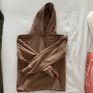 Athleta Brown Hoodie Sweater